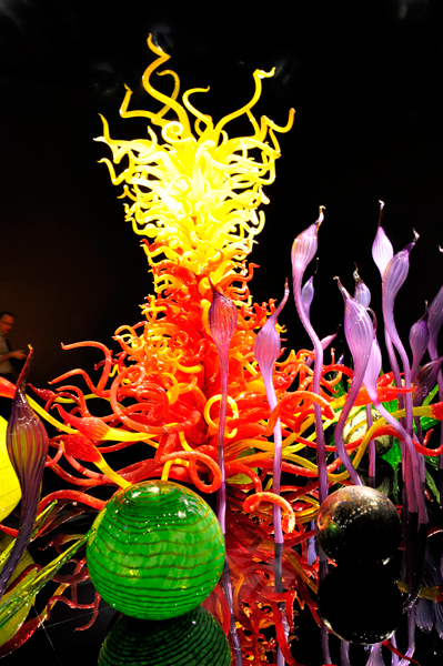 glass sculptures in teh Mille Fiori